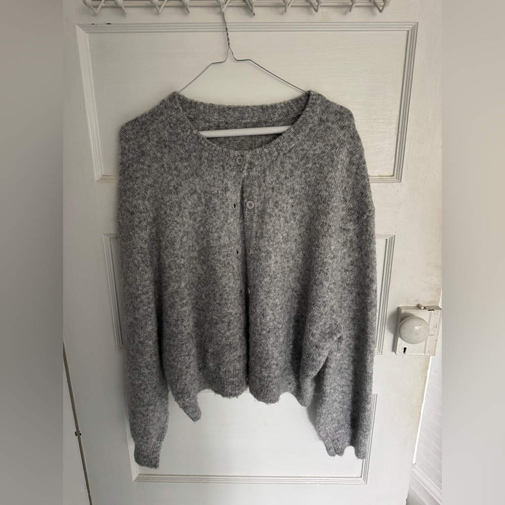Daily Drills Heathered Grey Cardigan XS/S